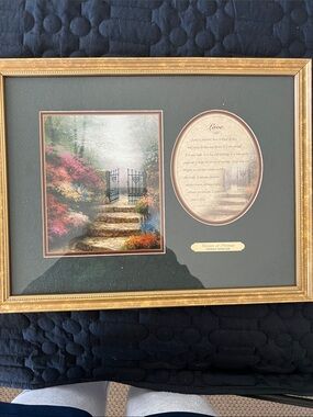 Thomas Kinkade  “Garden Of Promise”Gate Print                         “ Love “